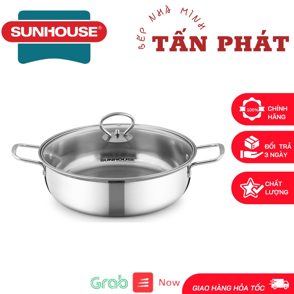 NỒI LẨU INOX SUNHOUSE SHL24 SHL26 24CM - 26CM