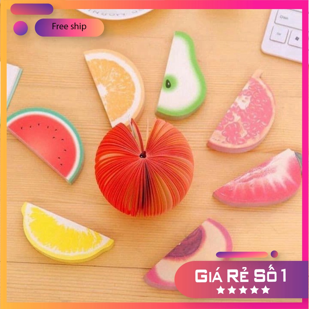 Giấy Nhớ Giấy Note Trái Cây Giấy Ghi Nhớ Hình Trái Cây Cute Dễ Thương phukienvppbinhduong