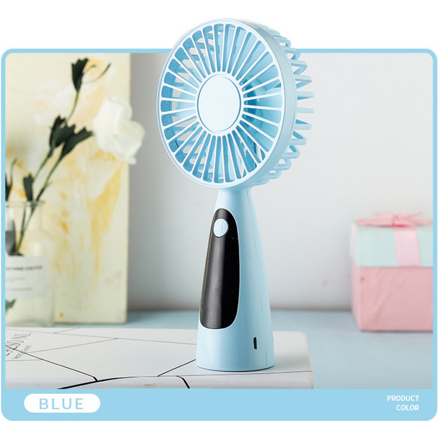 Quạt tích điện cầm tay AKB-027 với 3 chế độ gió,quạt tích điện cầm tay, quạt tích điện di động