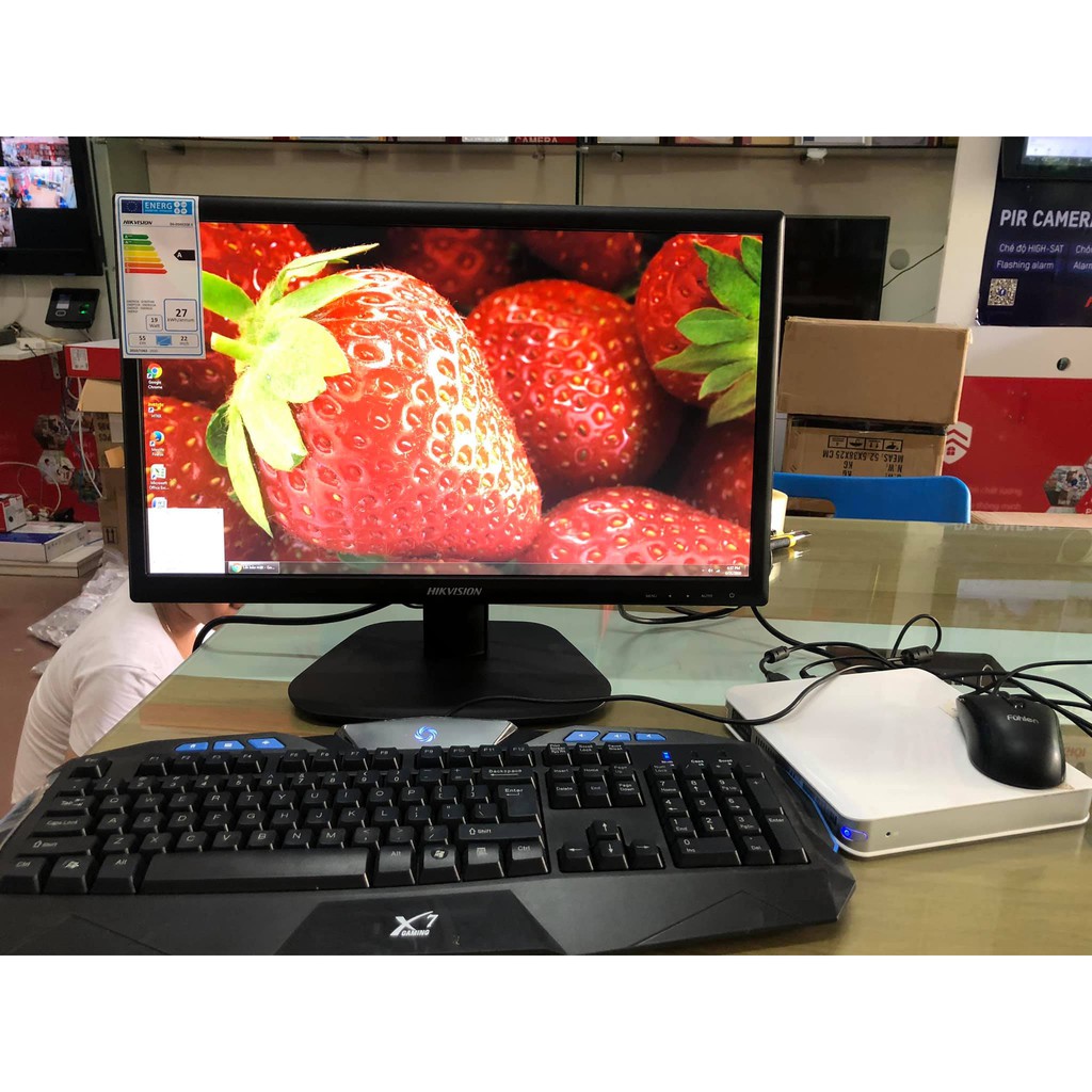 Màn Hình Hikvision 21,5 INCH  DS-D5022QE-B - Màn 22” Led Full HD 1080P, Hỗ Trợ 2 Cổng VGA/HDMI [Bảo Hành 2 Năm] | BigBuy360 - bigbuy360.vn