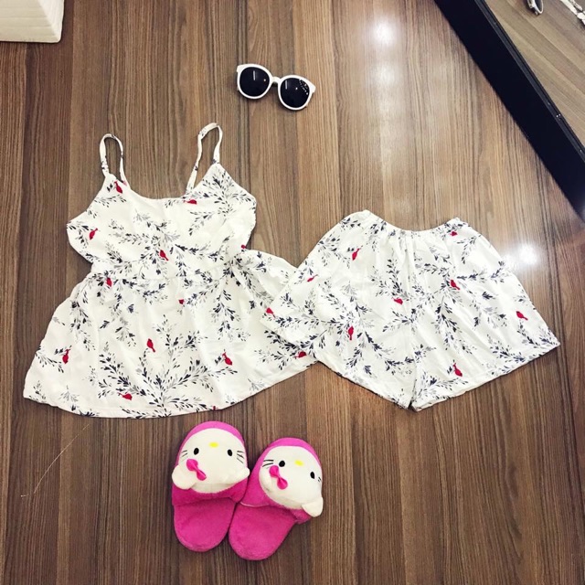 🍀Set mặc nhà peplum siu đẹp 🍀