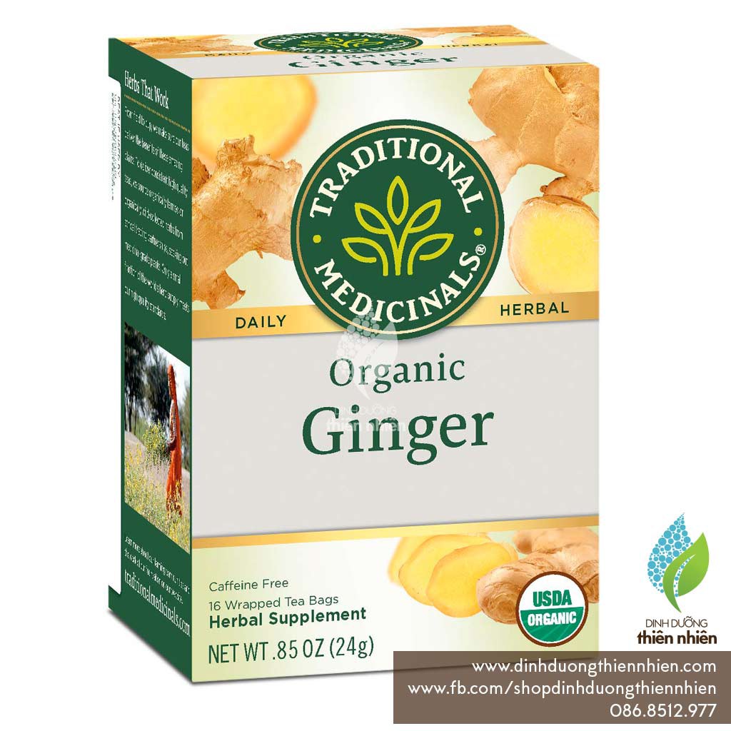 Trà Gừng Hữu Cơ Traditional Medicinals Organic Ginger