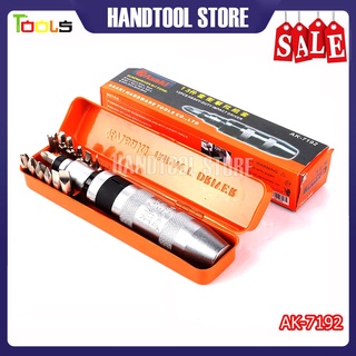 Bộ tua vít đóng ASAKI AK-7192 - Bộ mũi vít đóng 13 chi tiết chắc chắn, sắc sảo
