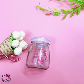 🌸🌸 Combo 12 cốc thủy tinh đựng sữa chua hình Hello Kitty ☘☘