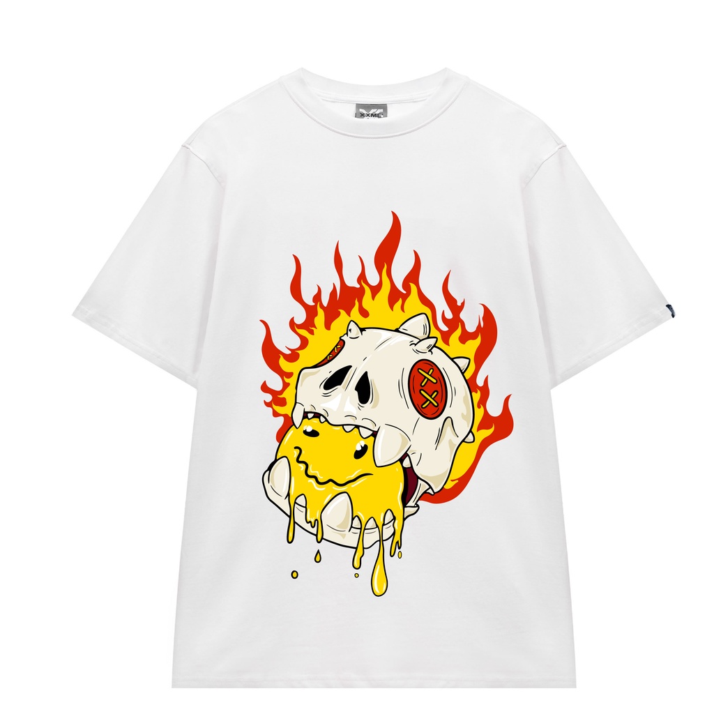 Áo thun Smile X-RAY RAWR XXME - BLACK / WHITE