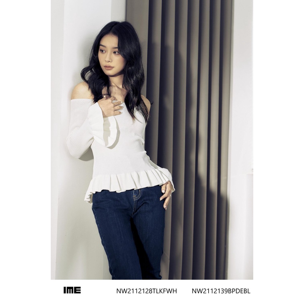 Quần jeans xanh rua gấu online exclusives NW2112139BPDEBL