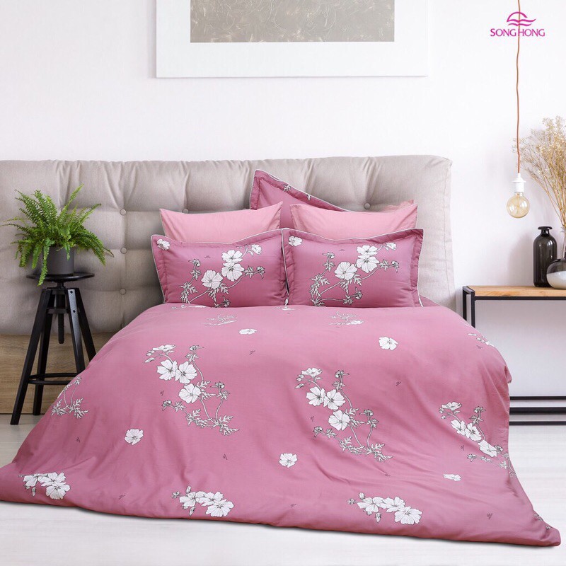 Ga trải giường Sông hồng 1,6m / 1,8m/ 2m chất cotton, hàng chính hãng