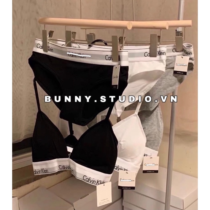 💯Bộ đồ lót C.K tam giác có mút, dây lưng cài tuỳ chỉnh vô cùng thoải mái | BigBuy360 - bigbuy360.vn