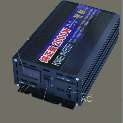 Bộ chuyển đổi điện Inverter 12V 2000W Sin Chuẩn - 2000w.