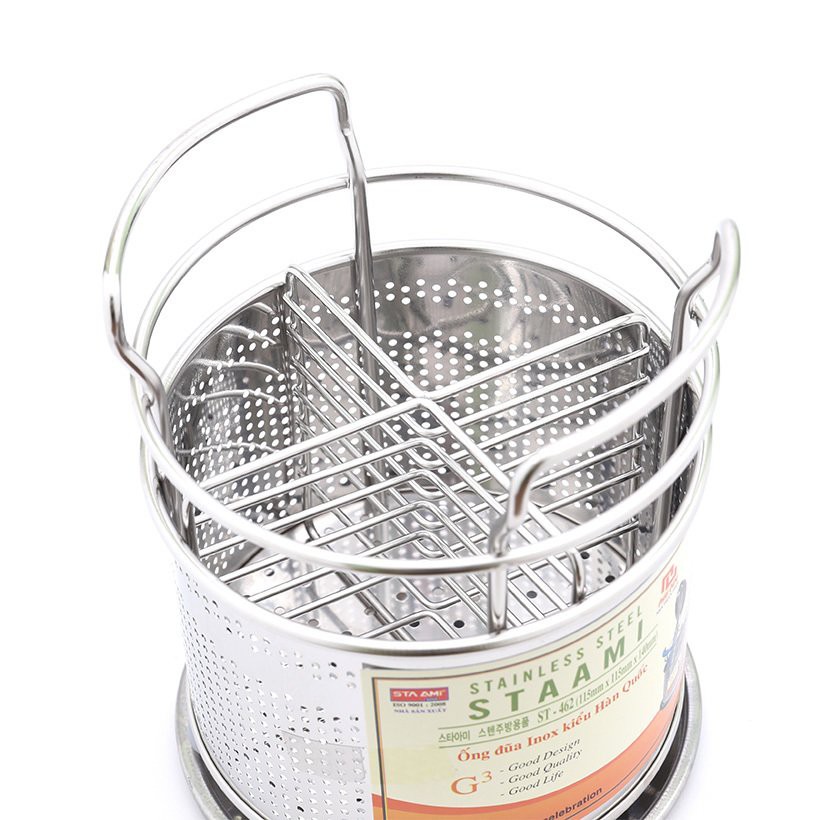 Ống đũa inox kèm khay hứng Hàn Quốc Sta Ami ST-462