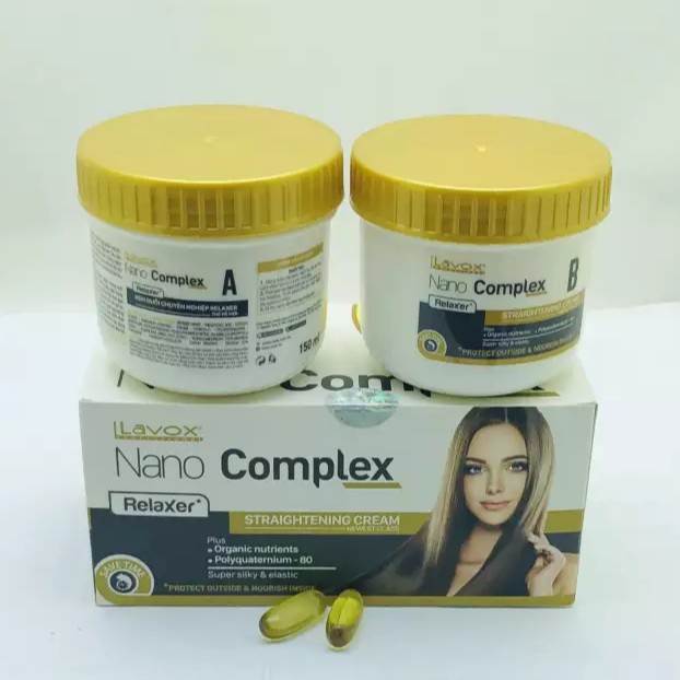 Thuốc duỗi tóc cá nhân thế hệ mới LAVOX COMPLEX NANO 150mlx2