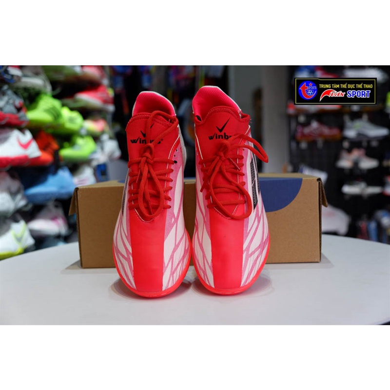 Giày đá bóng X SPEED WINBRO - TRẮNG ĐỎ(size38-43)