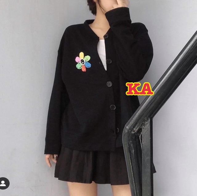 Khoác bomber hoa chữ lưng H2U976