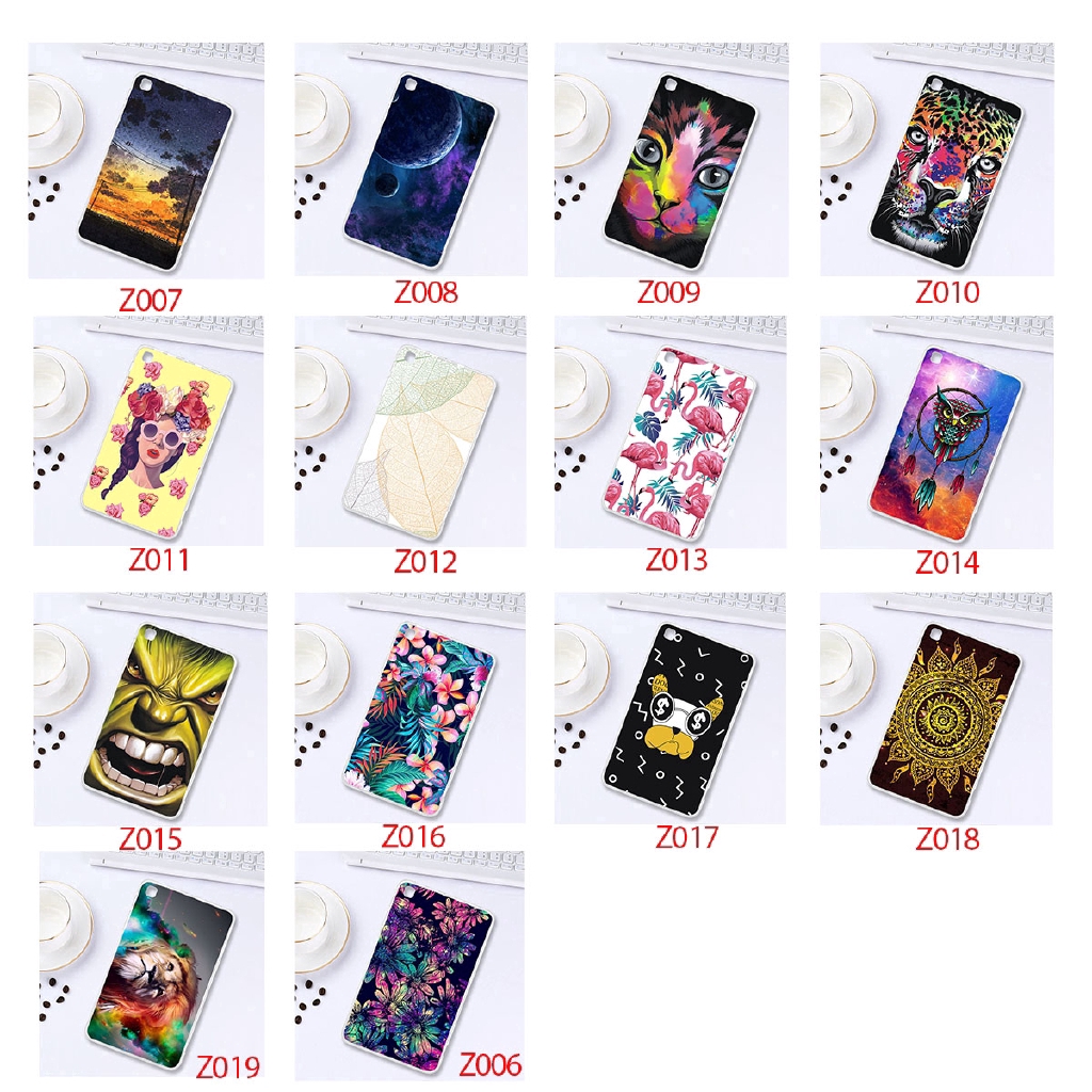Amazon Fire HD8 2015/2016/2017 Covers Printed TPU Painted Tablet Case