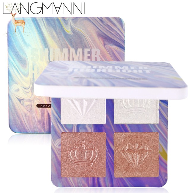 (Hàng Mới Về) Bảng Phấn Mắt 4 Màu Nhũ Lì Sắc Gradient Kháng Nước Lâu Trôi | BigBuy360 - bigbuy360.vn