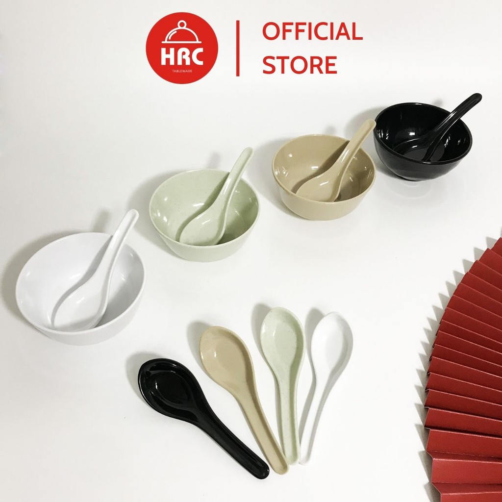 Muỗng Nhựa Ăn Cơm Ăn Canh Hàng Thái Lan [GIÁ RẺ] Thìa Nhựa Melamine Superware cao cấp