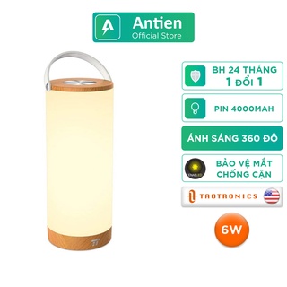 Đèn ngủ LED di động TaoTronics TT-DL23, pin 4000mAh, 110 giờ sử dụng, ánh sáng 360 độ