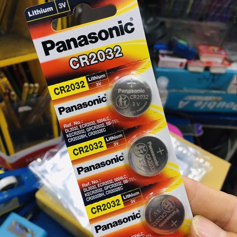 Pin Lithium 3V Điều khiển Ô tô xe máy CR2032 Panasonic,Maxell Siêu Bền