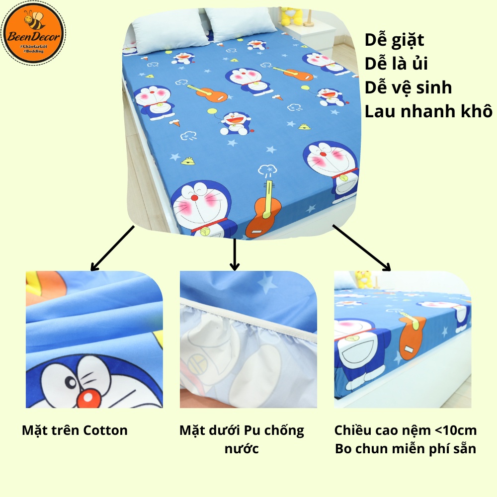 Ga chống thấm cotton m2/m6/m8/2m2, Ra thun chống nước an toàn cho nệm được ưa chuộng - BeenDecor