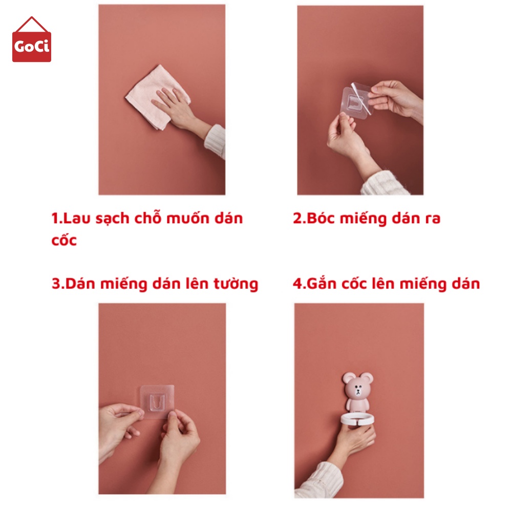 Combo Giá Để Cốc Bàn Chải Nhà Tắm Hình Siêu Dễ Thương Cho Bé