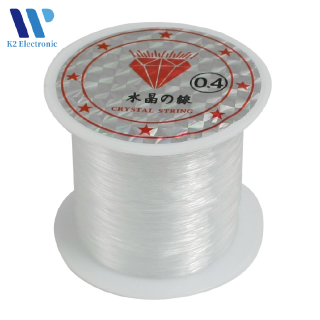 Cuộn Dây Cước Câu Cá Trong Suốt 34lbs 0.4mm (K2V)