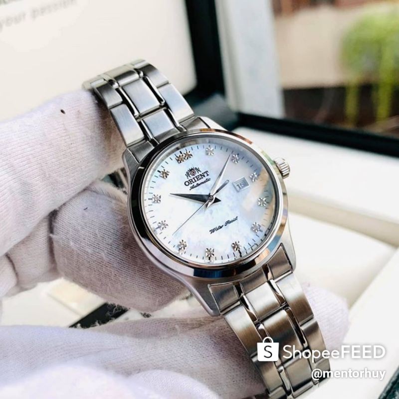 ĐỒNG HỒ NỮ ORIENT FNR1Q004W0 MÁY CƠ AUTOMATIC MẶT ĐÍNH ĐÁ