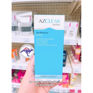  Kem dưỡng ẩm & chống nắng cho da thương tổn Azclear Action Day Moisturiser SPF 30 120ml 