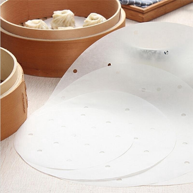 50/100 Giấy lót hấp bánh chống dính tiện dụng cho nhà bếp