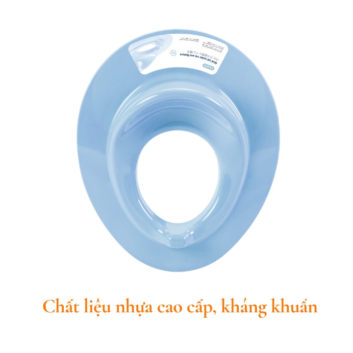 Ghế lót bồn cầu toilet cho bé cao cấp, kháng khuẩn Notoro Nhật Bản, tập đi vệ sinh cho trẻ thông minh Vapu HCM