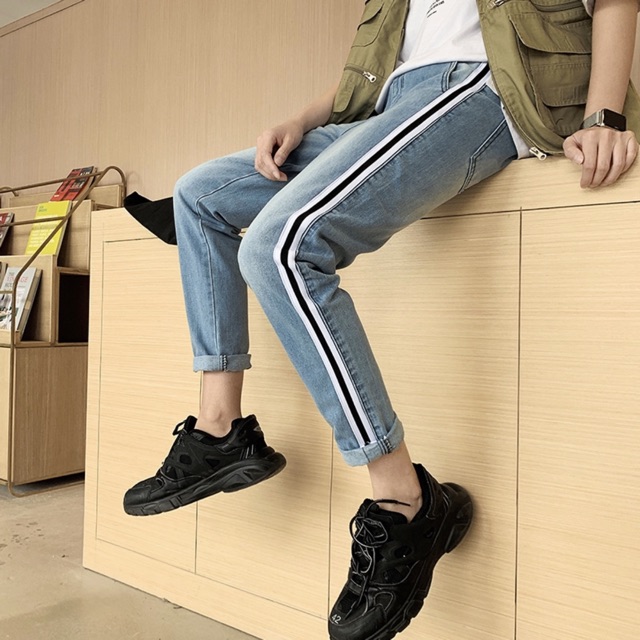 Quần JEAN Nam HÀN QUỐC quần baggy jeans mã 002 cao cấp Kun Shop | BigBuy360 - bigbuy360.vn