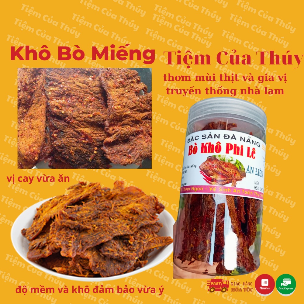 Thịt bò khô Đà Nẵng nguyên miếng cao cấp làm từ thịt bò núi tươi ngon 100% | BigBuy360 - bigbuy360.vn