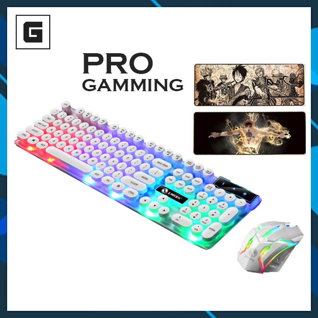 Bộ Combo Bàn Phím Chuột Giả Cơ Gaming GTX320 chơi game siêu mượt. | BigBuy360 - bigbuy360.vn