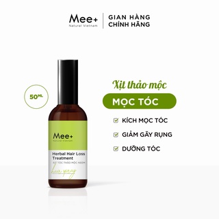 Xịt mọc tóc,Bộ dầu gội, xả kích mọc tóc thảo mộc lá Neem, ngăn rụng tóc thảo mộc