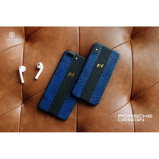 Miếng dán da bò Porsche Design xanh