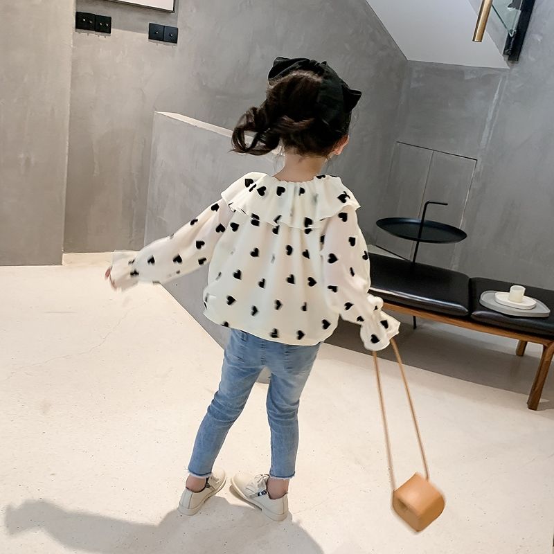 Western Style Long Sleeve Chiffon Shirt 2021 For Girls