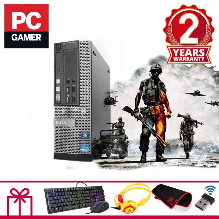 PC chơi Game DELL OPTIPLEX 7010 SFF (G2030, Ram 8GB, HDD 2TB, VGA Rời 2GB) + Quà Tặng - Hàng Nhập Khẩu | BigBuy360 - bigbuy360.vn