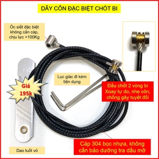 <Dành cho VESPA CỔ> Dây côn - ga - số - thắng trước