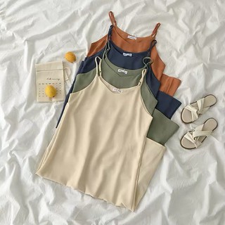 Váy hai dây trơn lụa 42202 cherrycoco