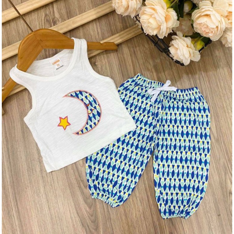 Bộ Alibaba Bé Gái Thun Cotton