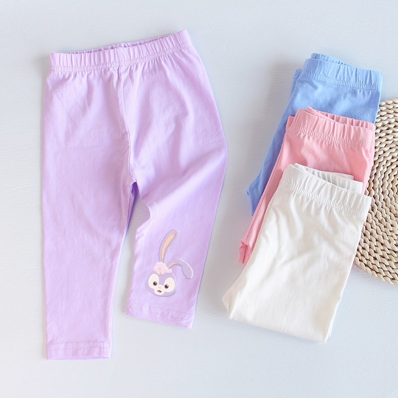 Quần legging cotton nhiều màu sắc kẹo ngọt tùy chọn dành cho bé gái 2-8 tuổi mẫu 2021