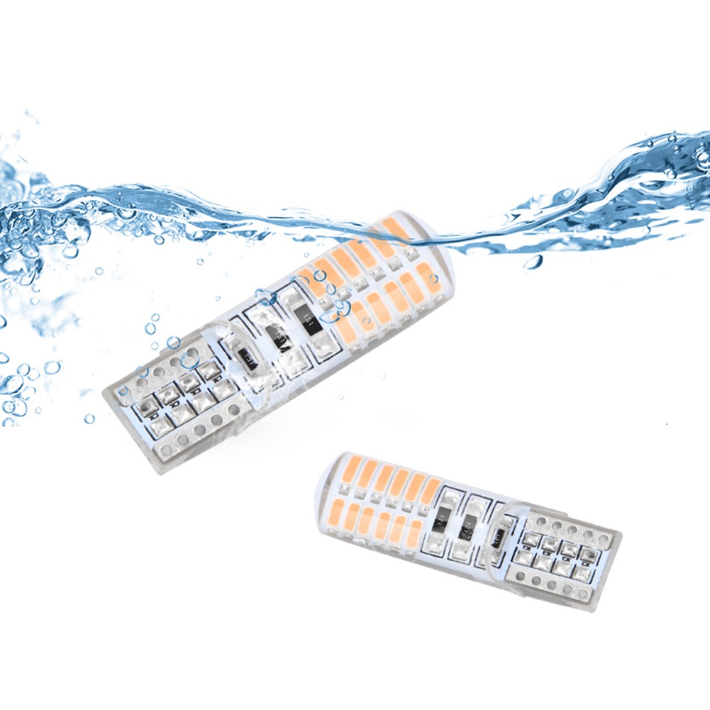 Đèn Led Chiếu Sáng Biển Số Xe Hơi T10 W5W 24 Bóng