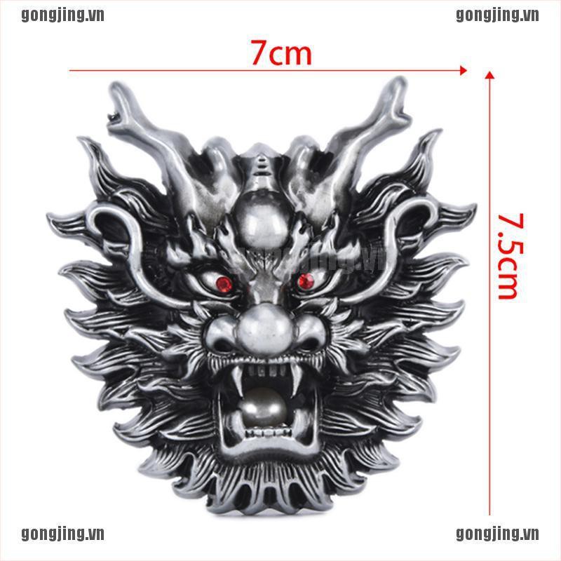 Khóa Thắt Lưng Bằng Hợp Kim Hình Rồng Phong Cách Cao Bồi Punk Mới Cho Nam