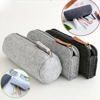 Hộp Đựng Bút Bằng Vải Nỉ Sức Chứa Lớn Phong Cách Hàn Quốc
