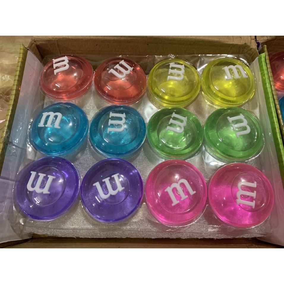 (SẴN) Slime hình CHỮ M trong kẹo ngọt cực đẹp thiết kế độc đáo ấn tượng Đồ chơi Slam Gudetama