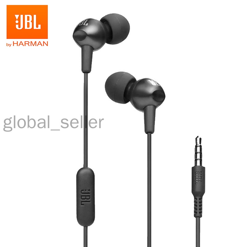 Tai Nghe Nhét Tai Thể Thao Jbl C200si Jack 3.5mm Có Micro Thiết Kế Thời Trang Năng Động Thông Minh