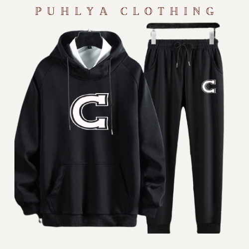 Bộ Nỉ Nam Thu Đông Có Mũ Đủ Size (S-> XXL) , Bộ Nỉ Thể Thao Nam Chất Đẹp Thời Trang