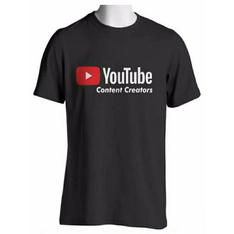Áo Thun In Chữ Youtube Content Creator Cá Tính