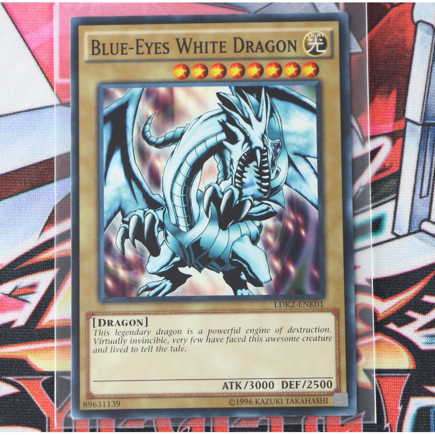 Bài Yugioh - Blue Eyes White Dragon # Rồng Trắng Mắt Xanh Art Red Sparks