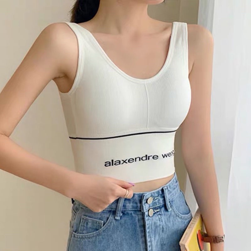 Áo bra Tập Gym Thể thao , Áo lót không gọng alaxender weng Phối đồ cực sang