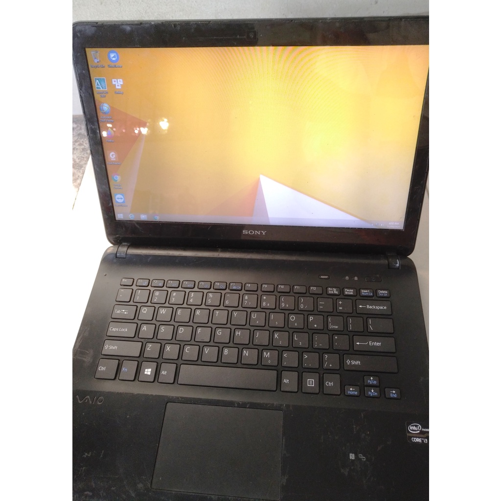 Laptop sony vaio core i3 3217u ram 6gb